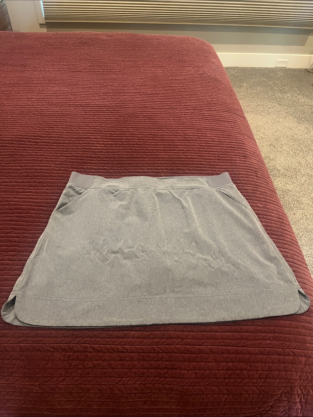 32 Degrees Gray Athletic Skort with Side Pockets